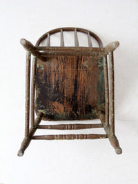 antique painted Windsor farmhouse chair