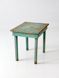 antique primitive farmhouse side table