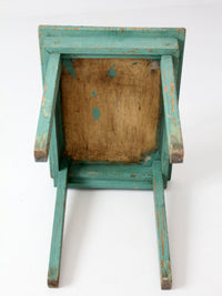 antique primitive farmhouse side table