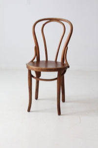 antique Herhold Chair Co bentwood cafe chair
