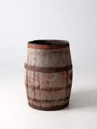antique wooden barrel