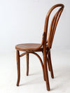 antique Herhold Chair Co bentwood cafe chair
