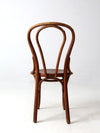antique Herhold Chair Co bentwood cafe chair