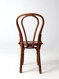 antique Herhold Chair Co bentwood cafe chair