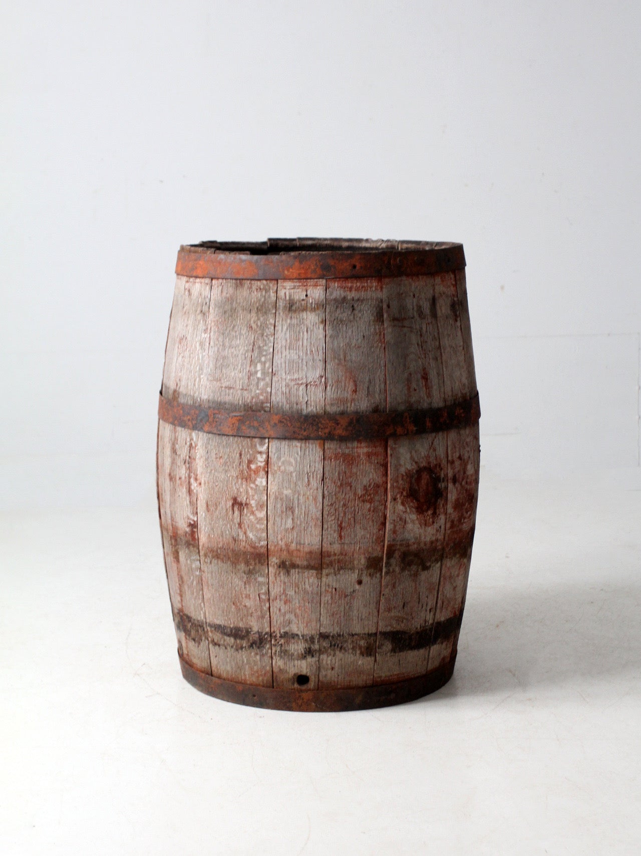 antique wooden barrel