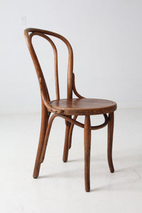 antique Herhold Chair Co bentwood cafe chair