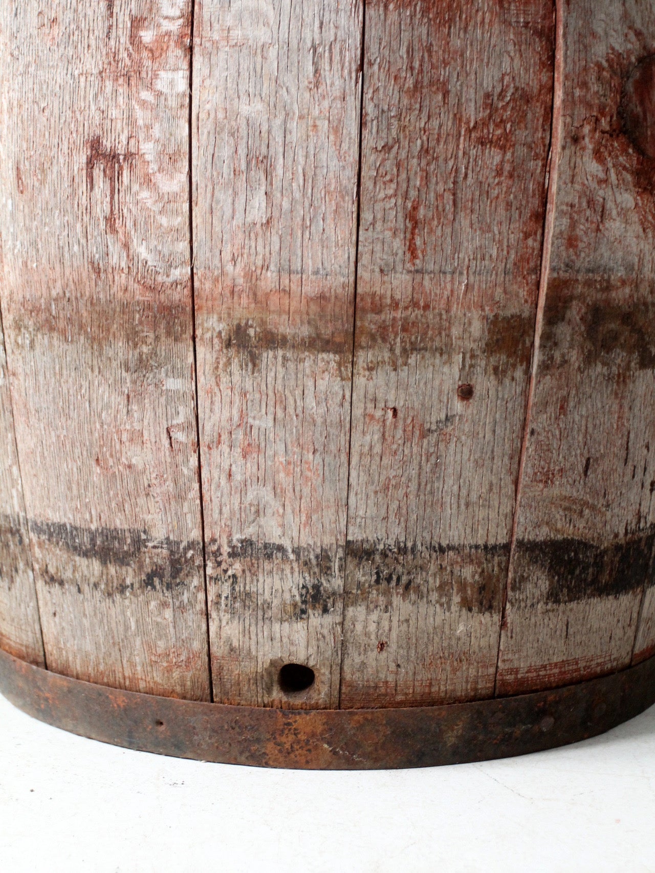 antique wooden barrel