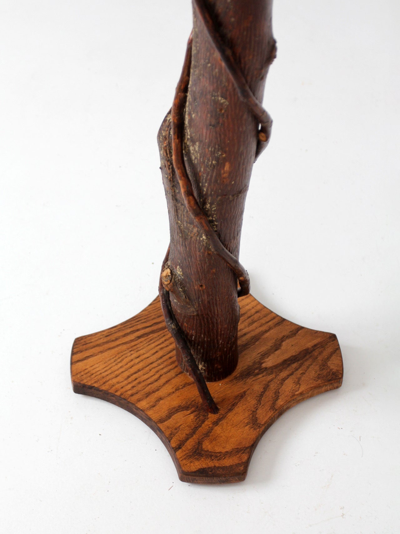 vintage rustic Adirondack twig plant stand