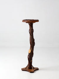 vintage rustic Adirondack twig plant stand