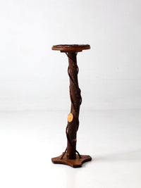 vintage rustic Adirondack twig plant stand