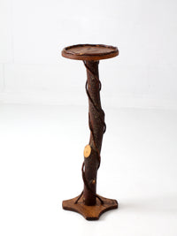 vintage rustic Adirondack twig plant stand