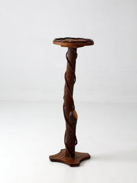 vintage rustic Adirondack twig plant stand