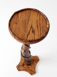 vintage rustic Adirondack twig plant stand