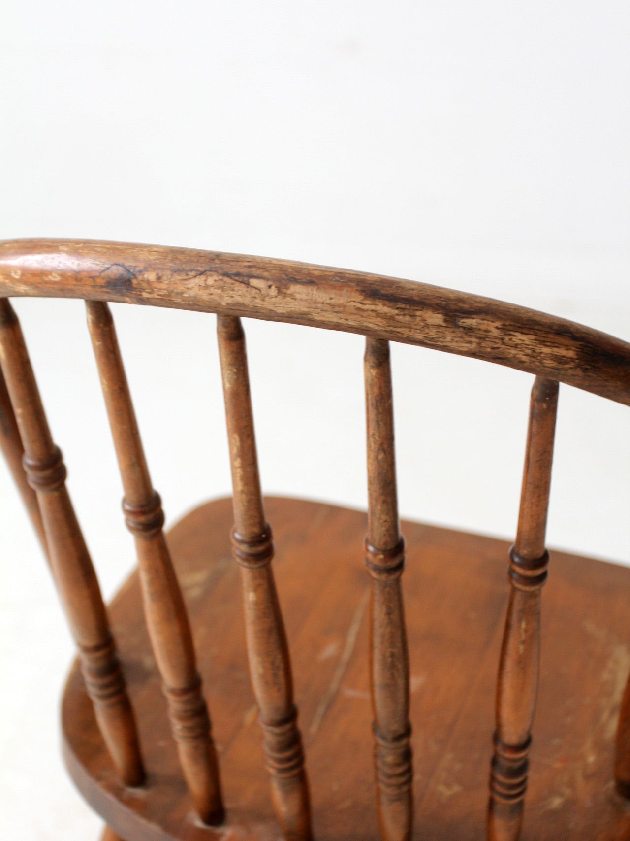 antique Windsor bow back chair