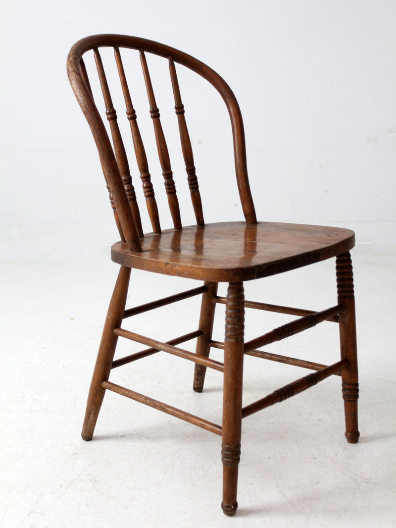 antique Windsor bow back chair