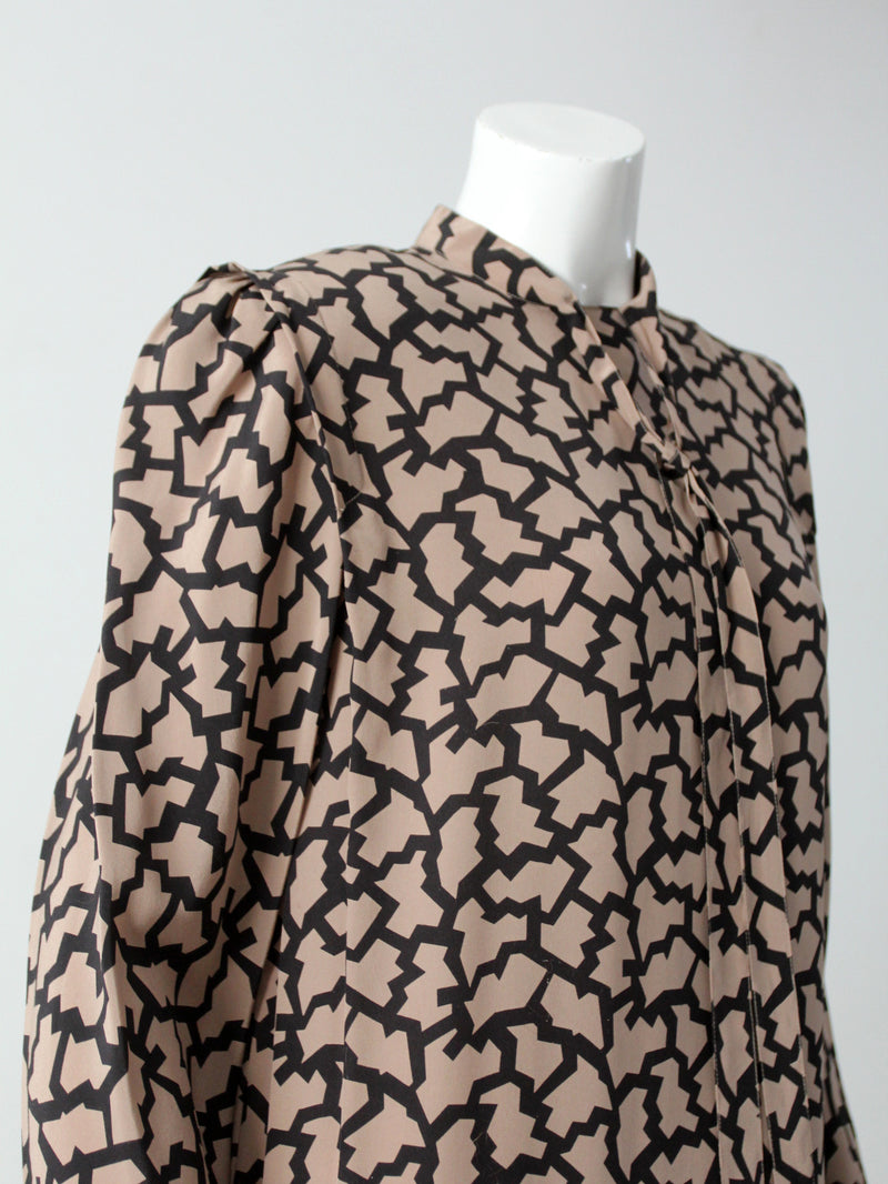 vintage 80's Pierre Cardin silk dress