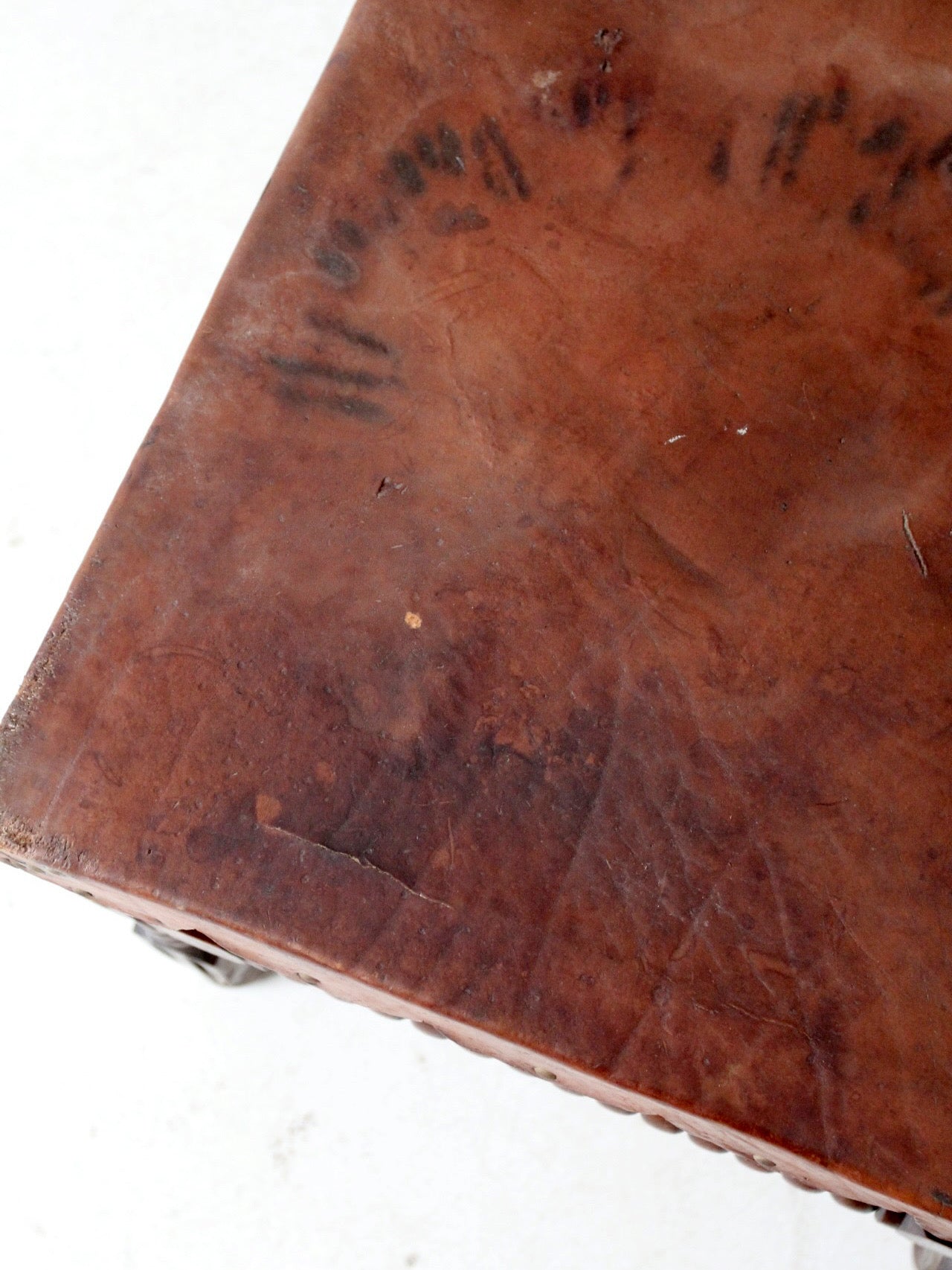 antique leather estancia chair