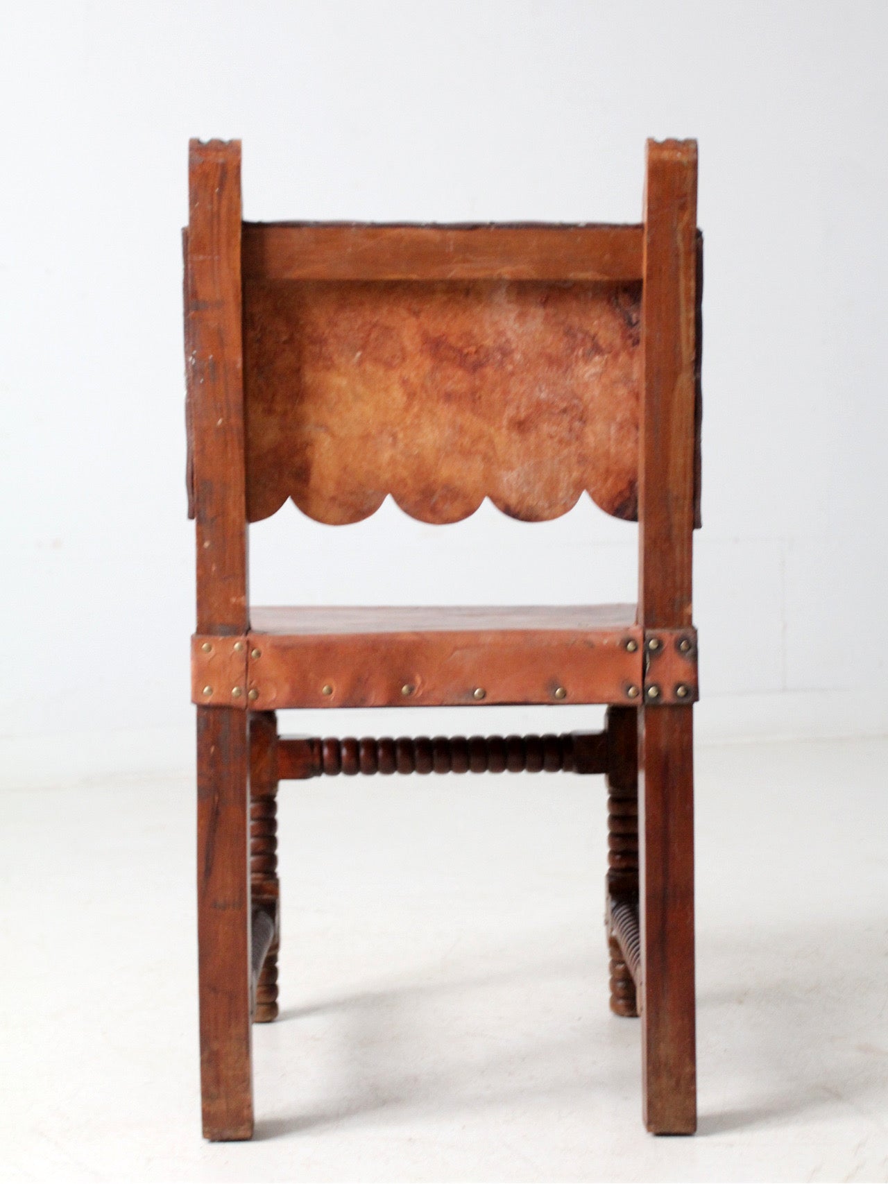 antique leather estancia chair