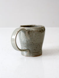 vintage studio pottery mug