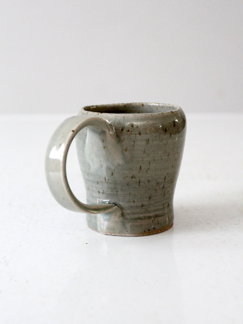 vintage studio pottery mug