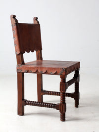 antique leather estancia chair