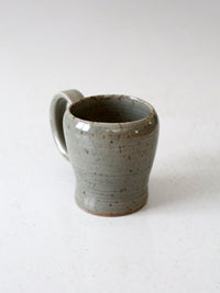 vintage studio pottery mug