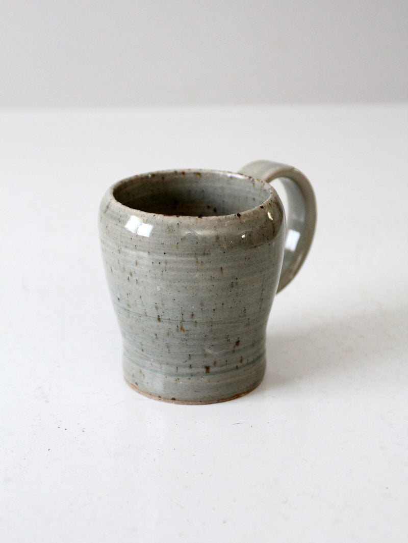 vintage studio pottery mug
