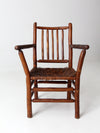 antique hickory arm chair