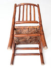 antique hickory arm chair