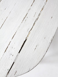 antique white wicker sunroom table