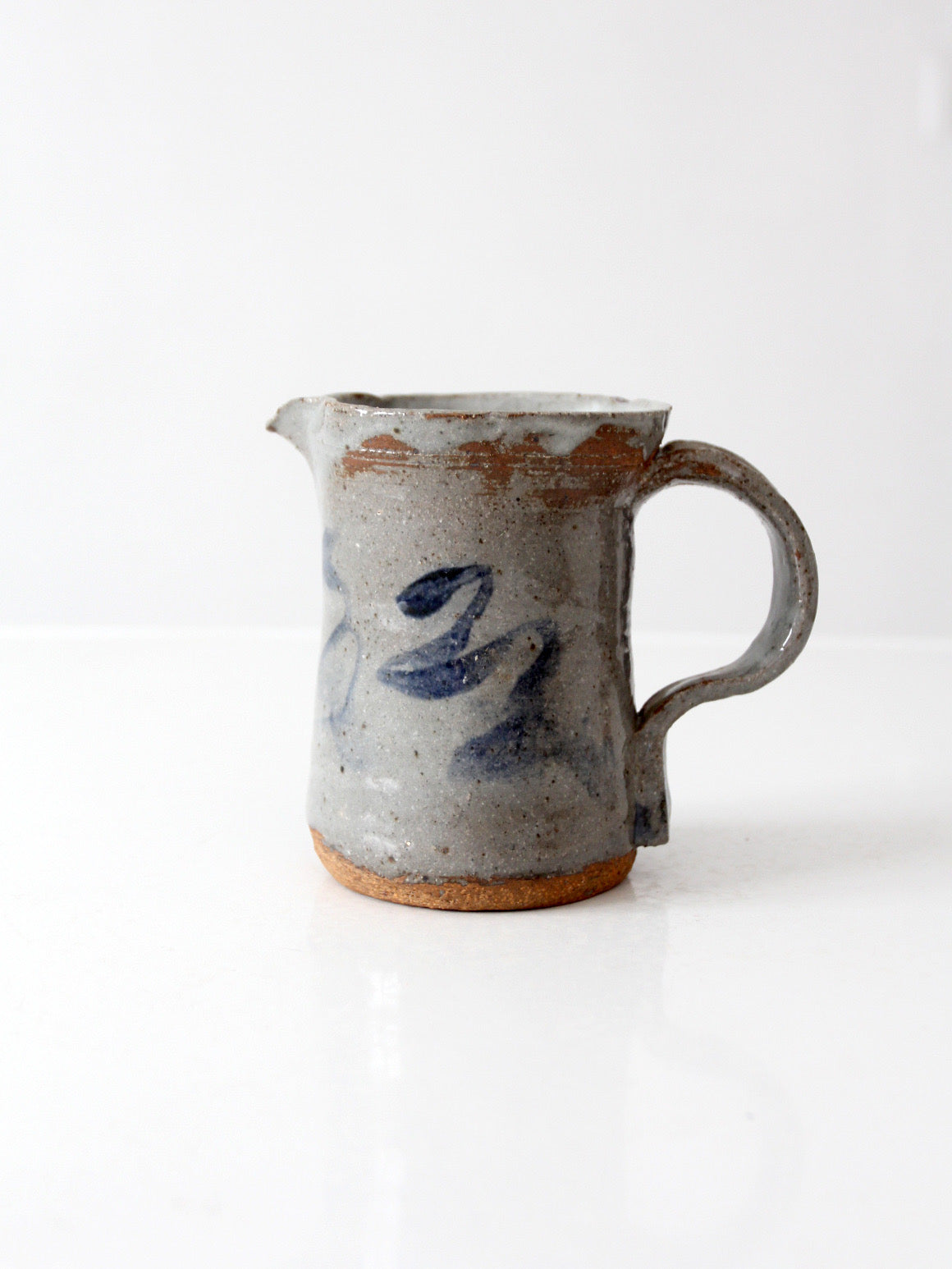 vintage handmade studio pottery pitcher