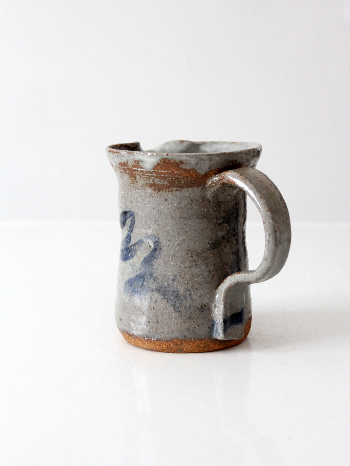 vintage handmade studio pottery pitcher