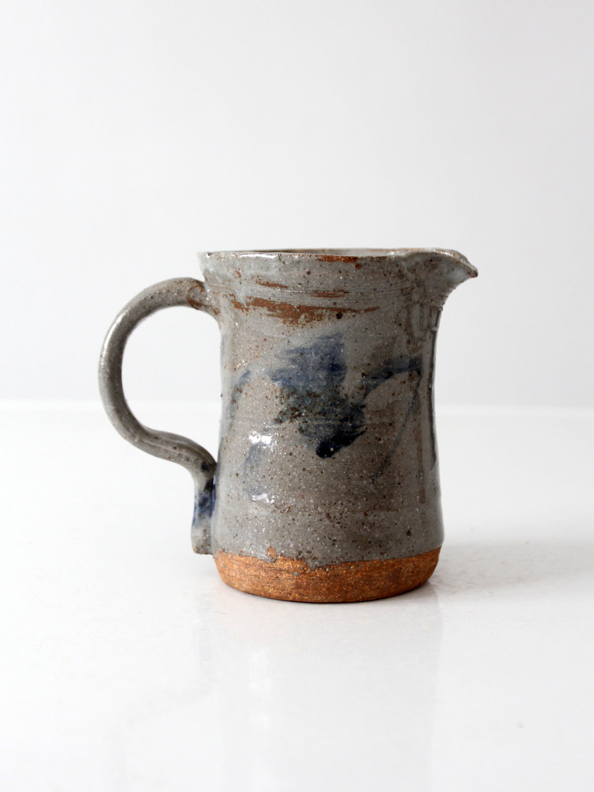 vintage handmade studio pottery pitcher