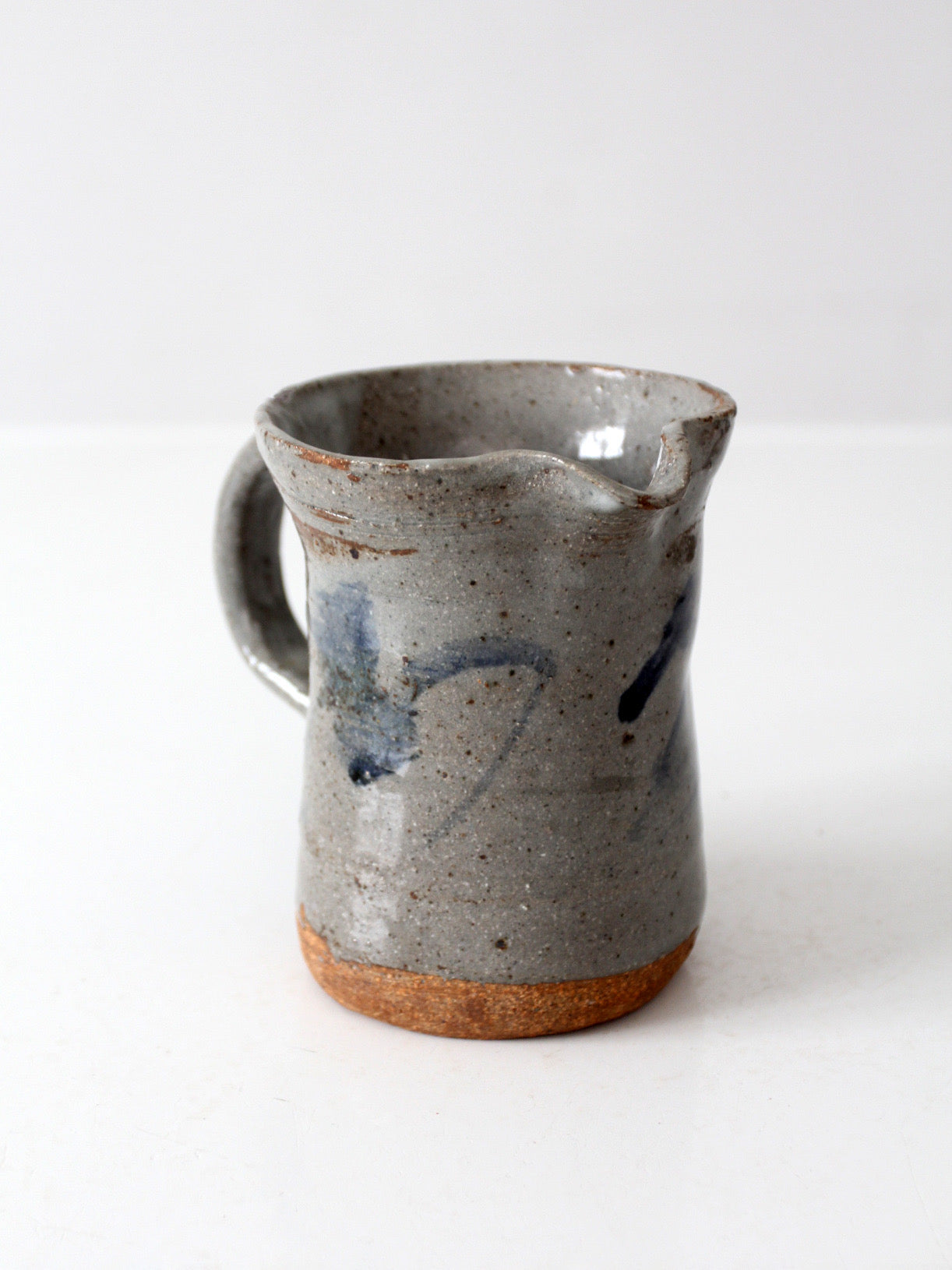 vintage handmade studio pottery pitcher