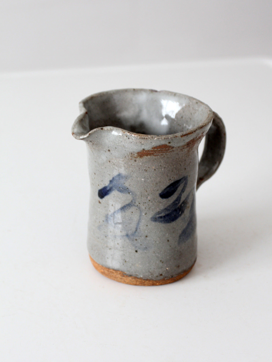 vintage handmade studio pottery pitcher
