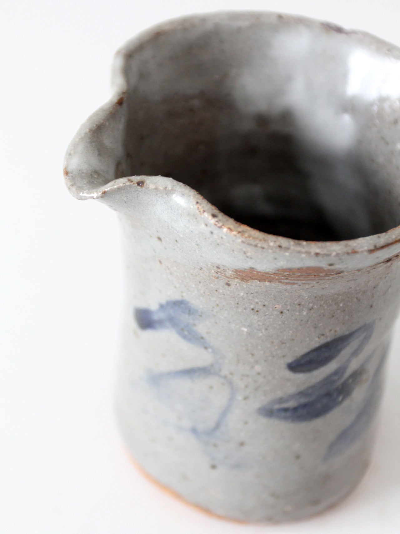vintage handmade studio pottery pitcher