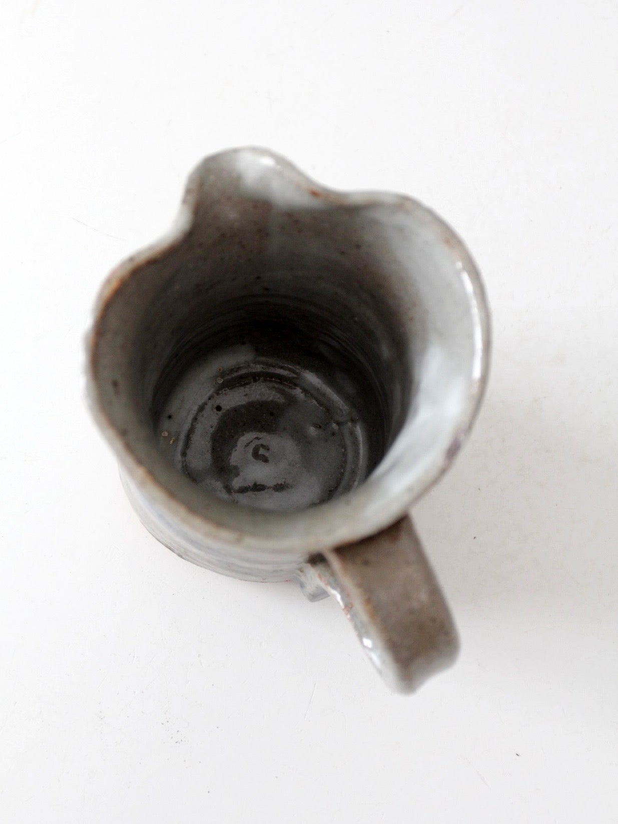 vintage handmade studio pottery pitcher