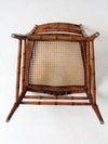 antique faux bamboo side chair