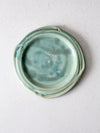 vintage studio pottery plate