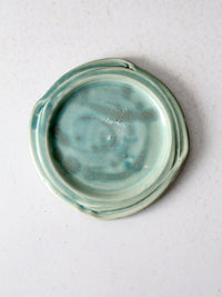 vintage studio pottery plate