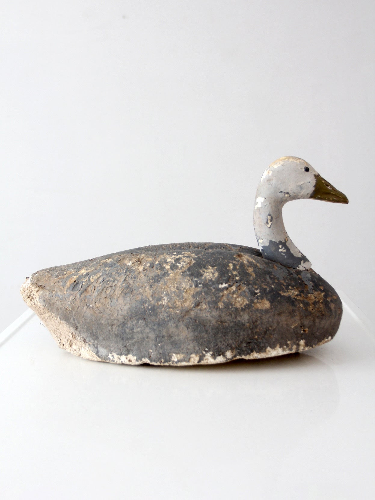 vintage swan folk art hunting decoy