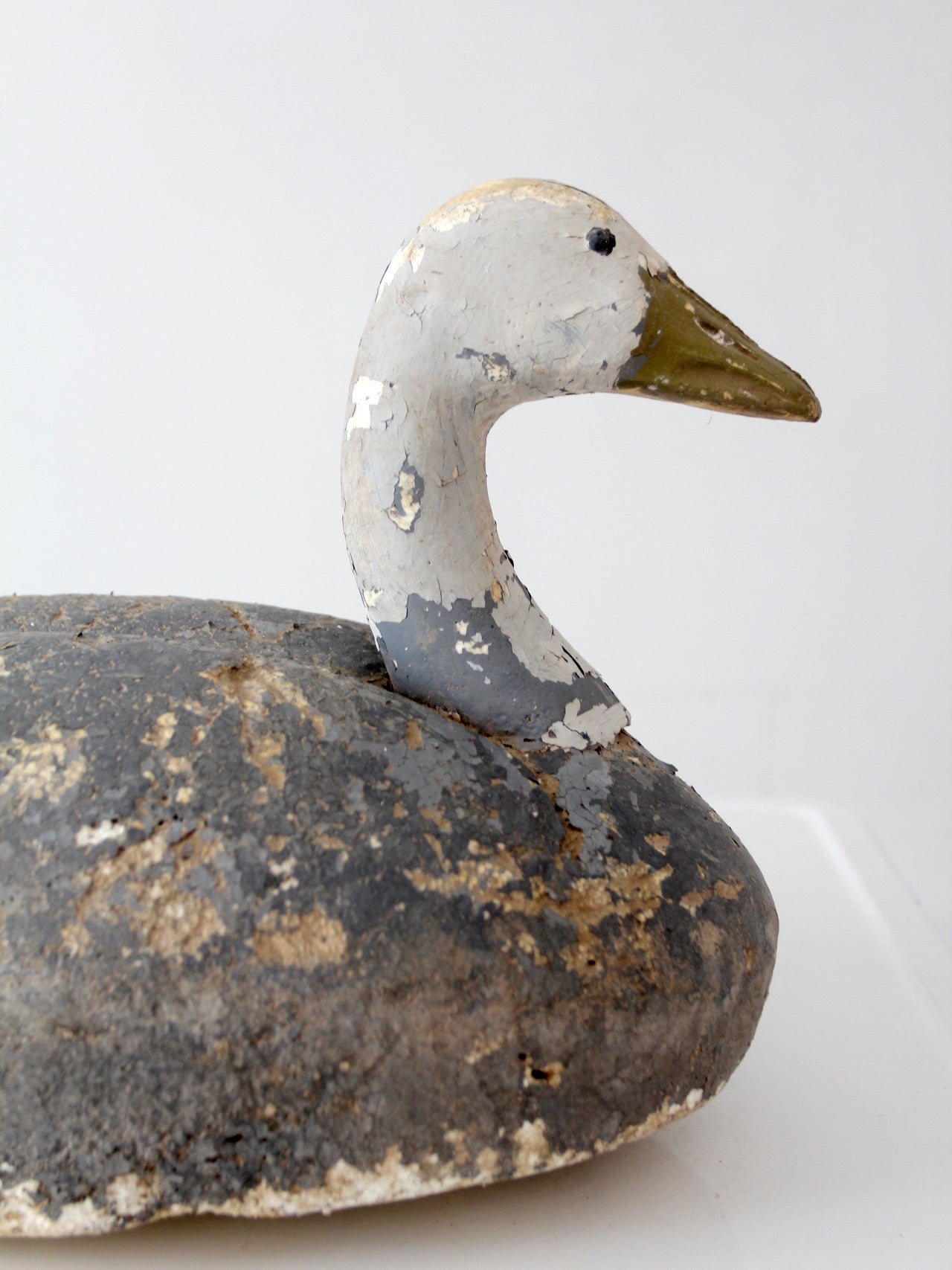 vintage swan folk art hunting decoy