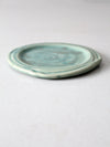 vintage studio pottery plate