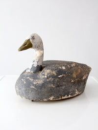 vintage swan folk art hunting decoy