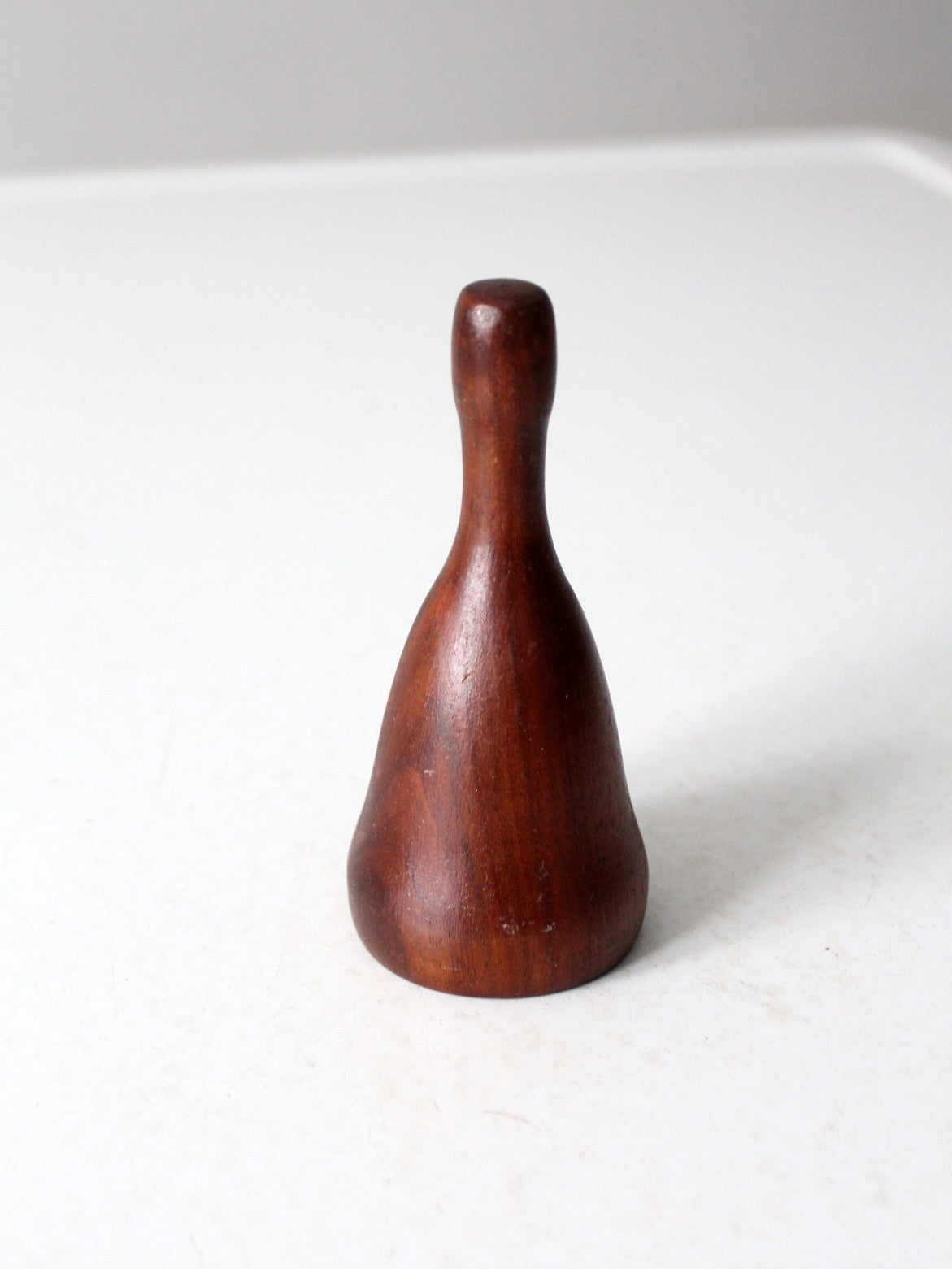 mid-century handmade wood bell