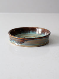 vintage studio pottery dish