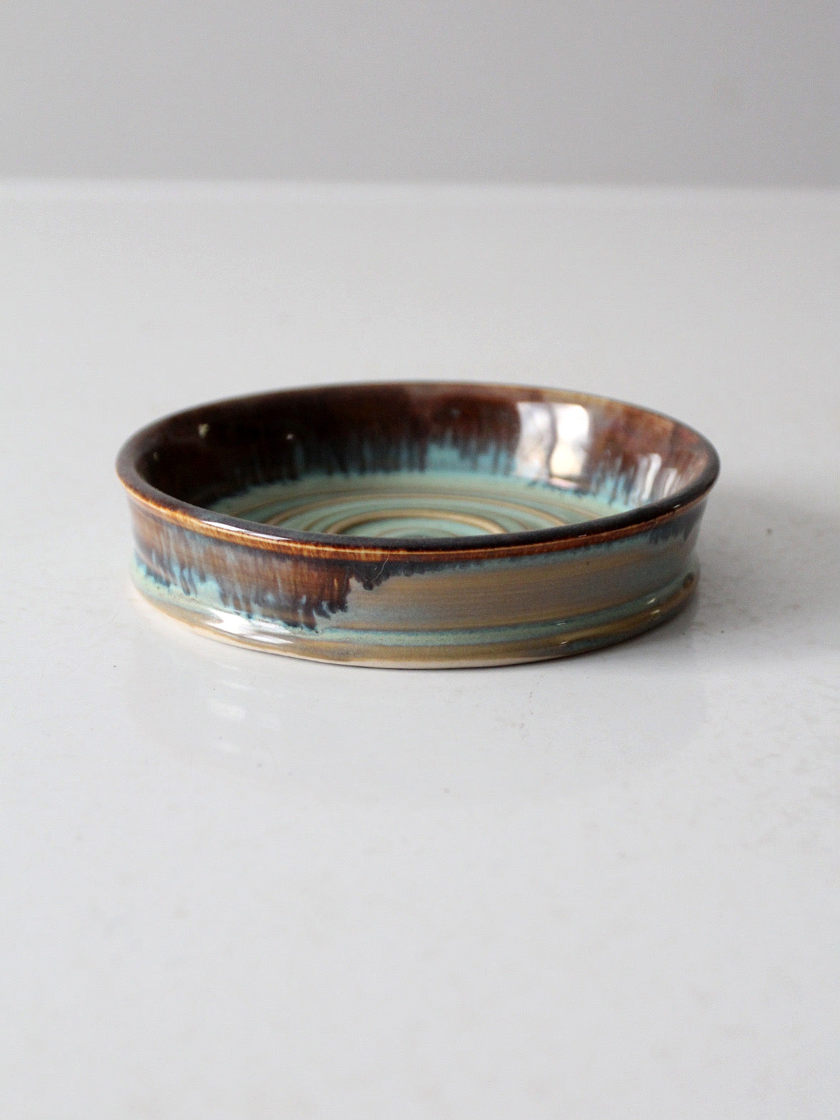 vintage studio pottery dish