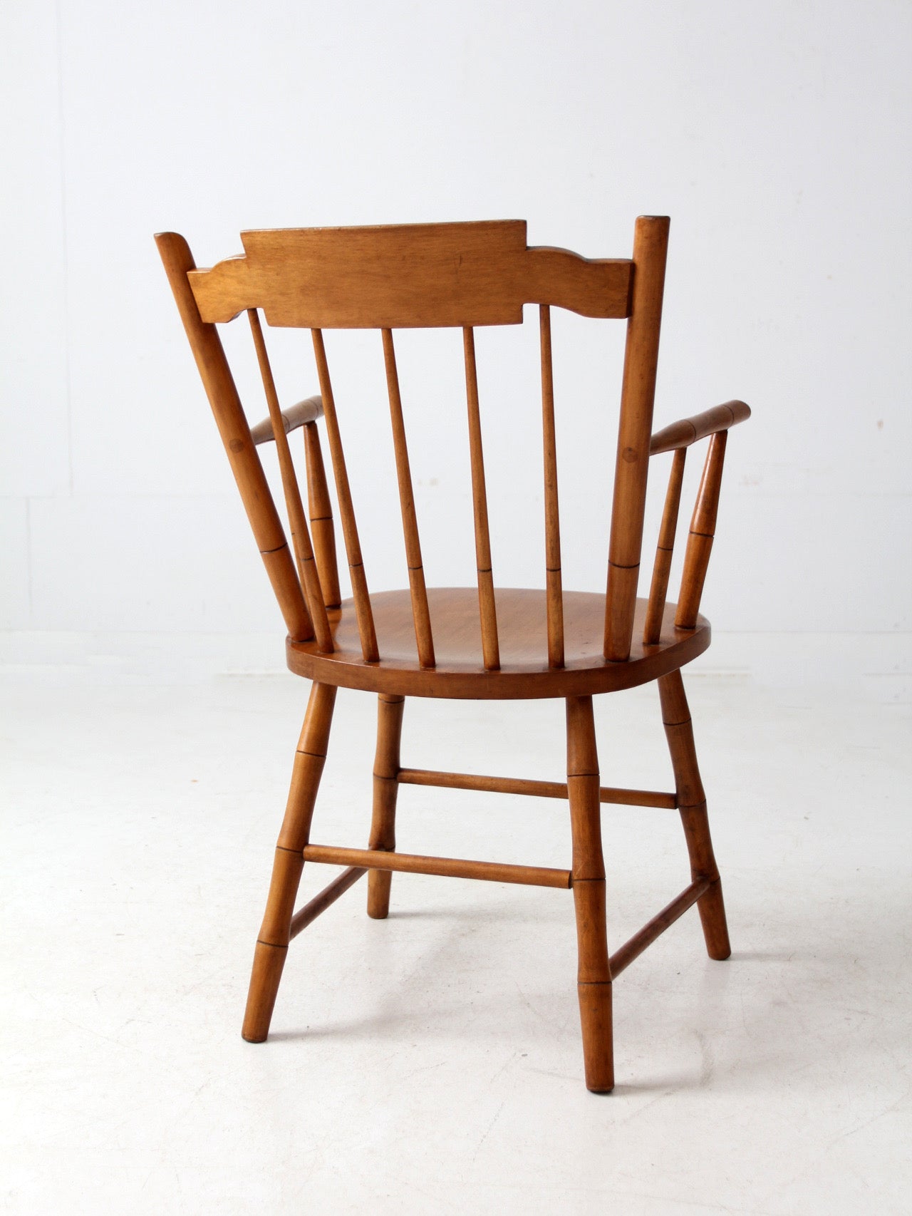 mid-century Conant Ball wood arm chair – 86 Vintage