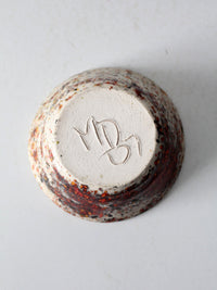 vintage studio pottery bowl