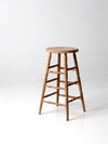 antique wooden stool